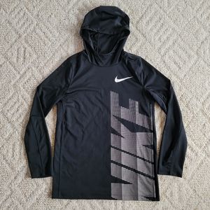 Dri-fit Hoodie Black And White Logo - Size XL